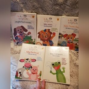 Baby Einstein set of 5 DVDs: MacDonald,Shakespeare,Newton,Favorite Places